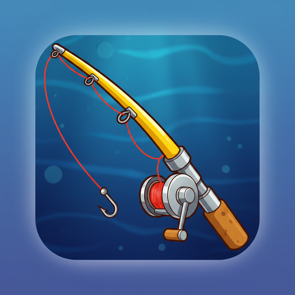 Fishing rod symbol